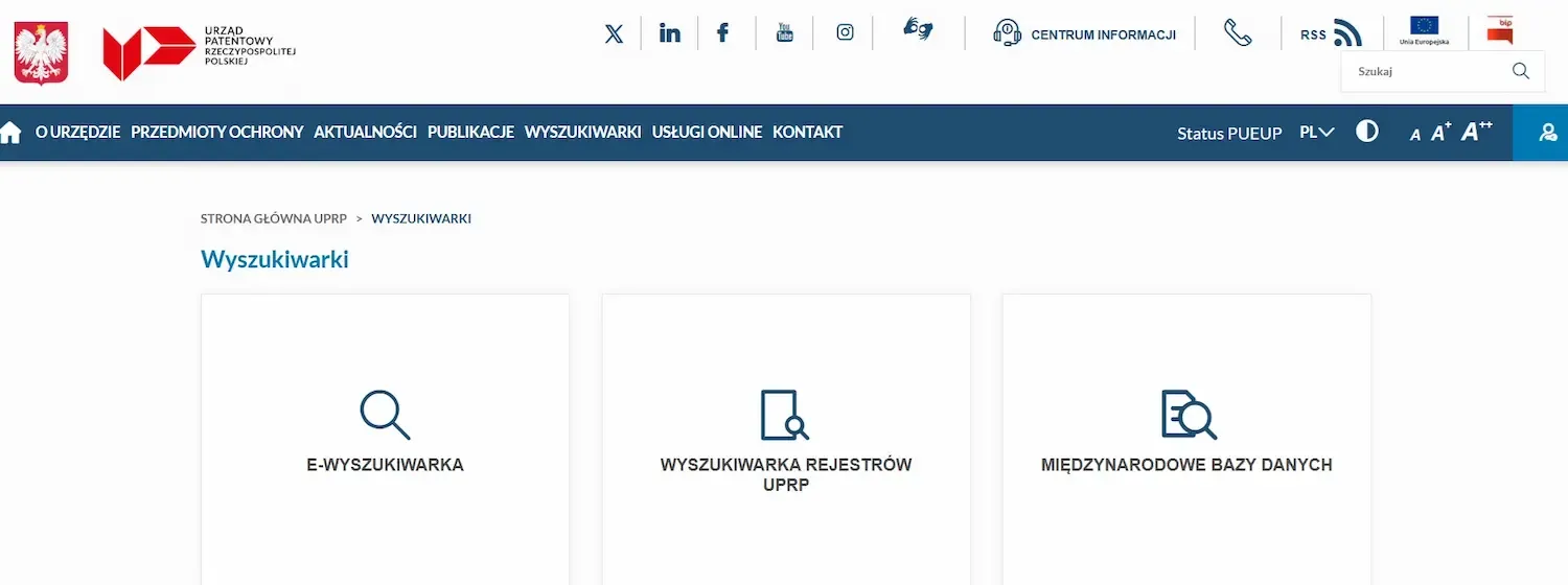 Baza znaków towarowych - UPRP