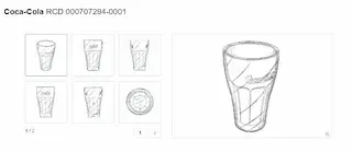 Przykład chronionego wyglądu butelki przez coca-cola