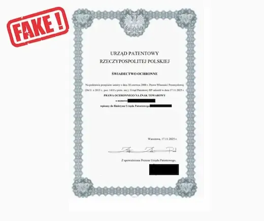 fake świadectwo webp