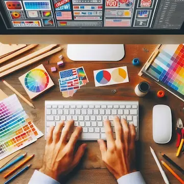 przed laptopem